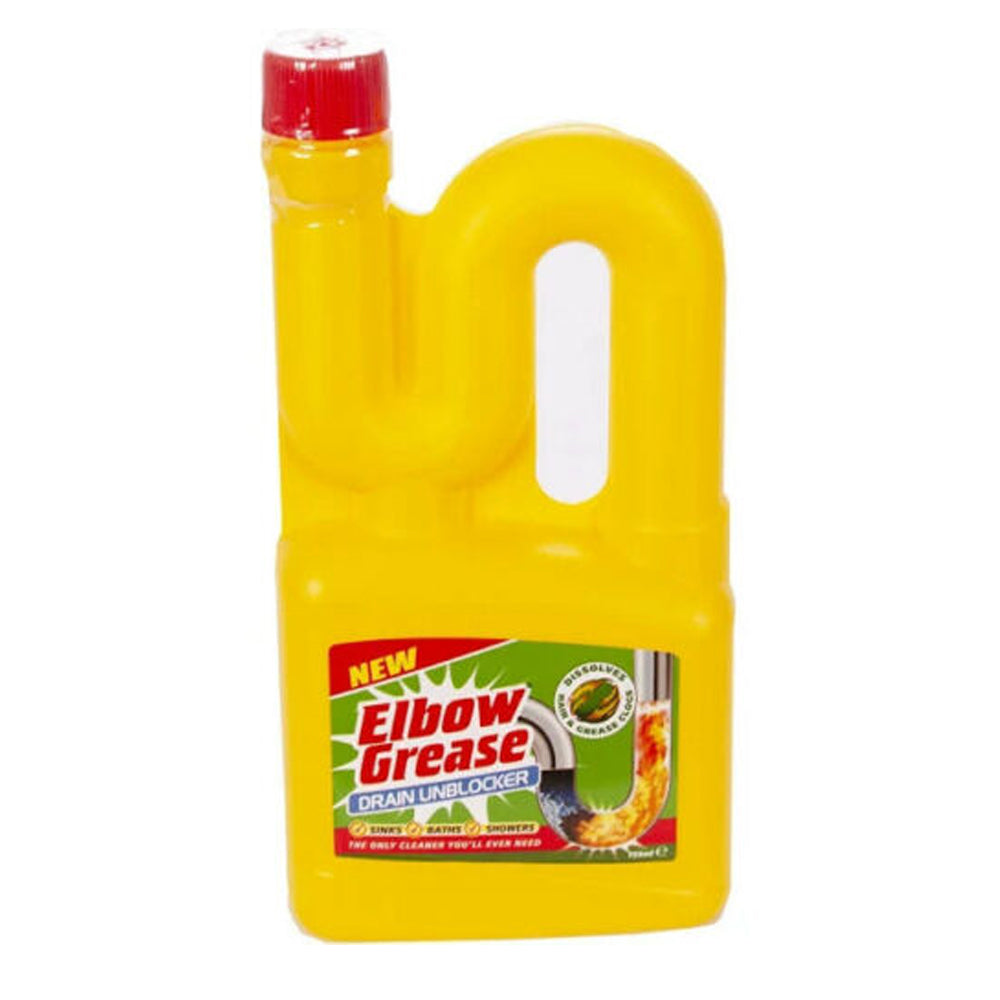 Elbow Grease Drain Unblocker 750ml | Affordable & Durable - Product Image Elbow Grease Drain Unblocker 750ml | Affordable & Durable - Product Image